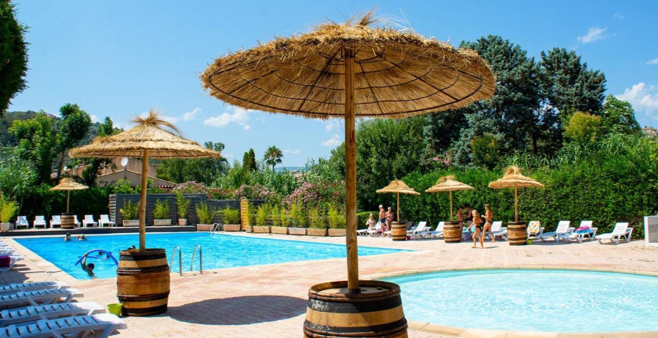 Camping Les Mimosas Hotel Pégomas Esterno foto