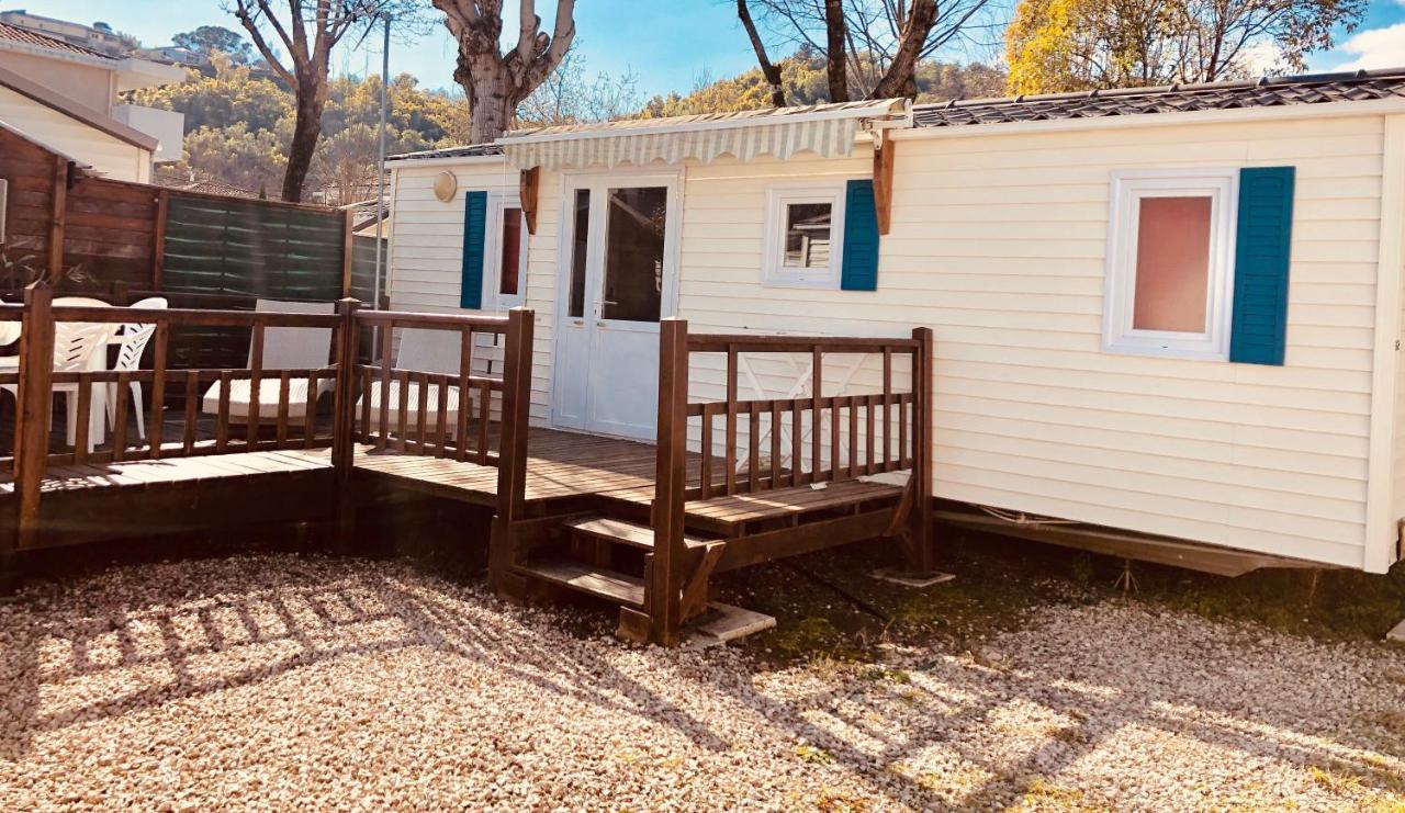 Camping Les Mimosas Hotel Pégomas Esterno foto
